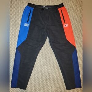 MENS PUMA BMW MMS STREET MOTO PANTS MARINA BLUEPRINT HIGH RISK RED 2XL